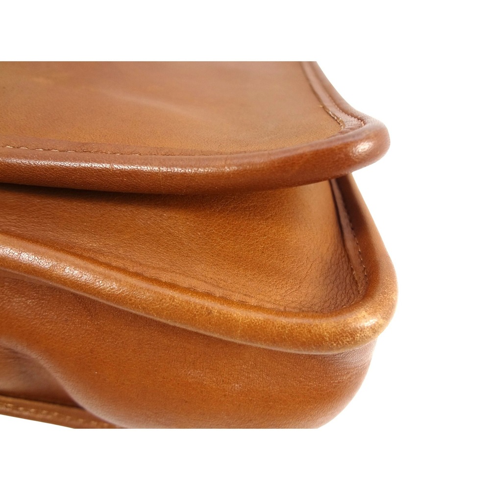 Vintage Coach Kent Crossbody Bag British Tan Leather 9916 Brass COA - Picture 7 of 11